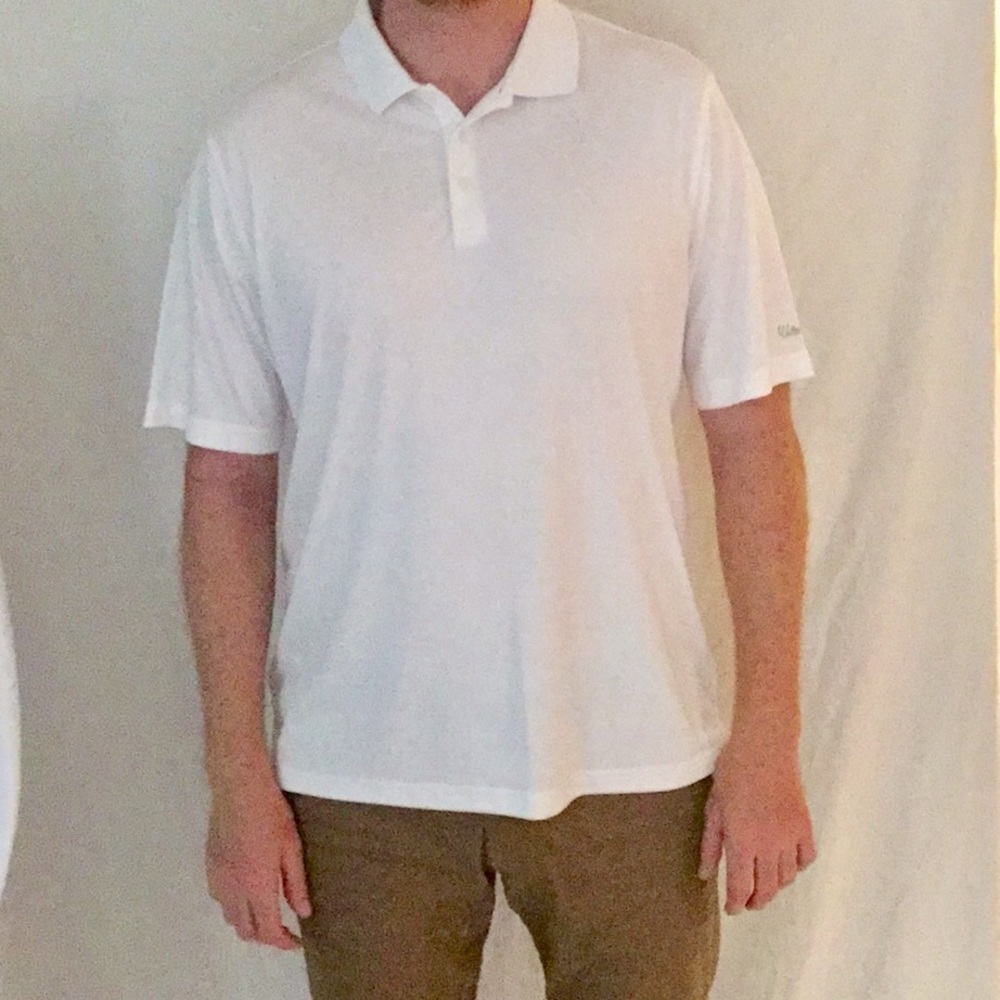 Walter Hagen White Golf Polo Men’s XL Performance Short Sleeve